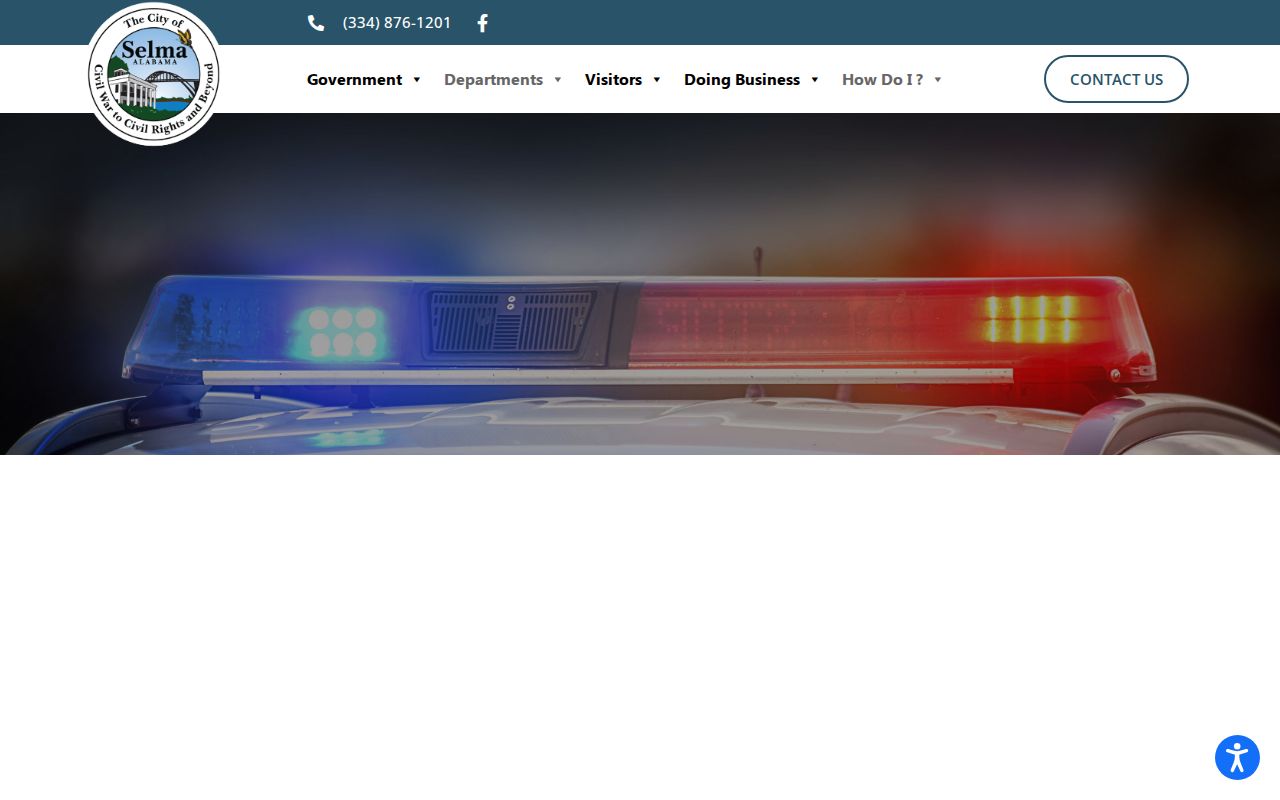 Selma police contact route for Selma warrant records