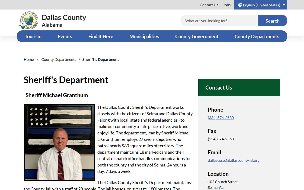 Dallas County active warrants Sheriff office contact route