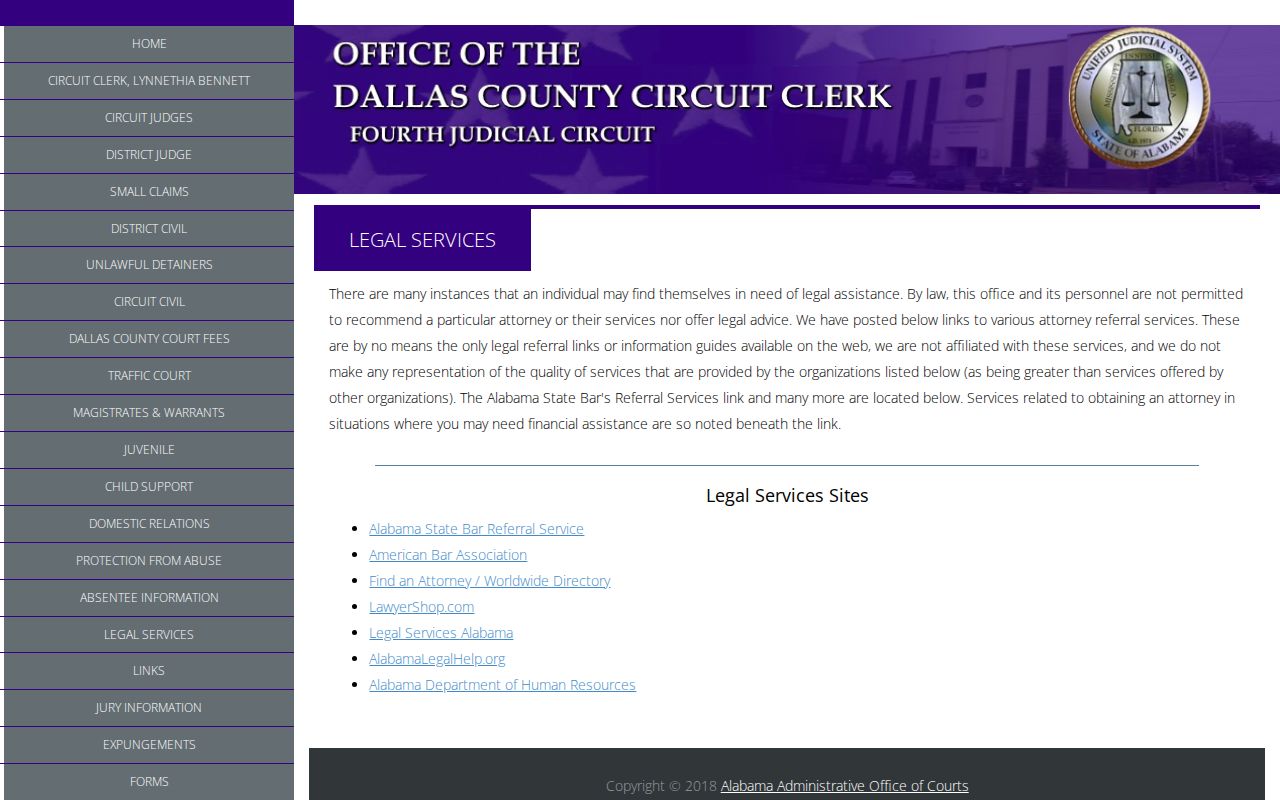 Dallas County arrest warrants attorney and legal aid source